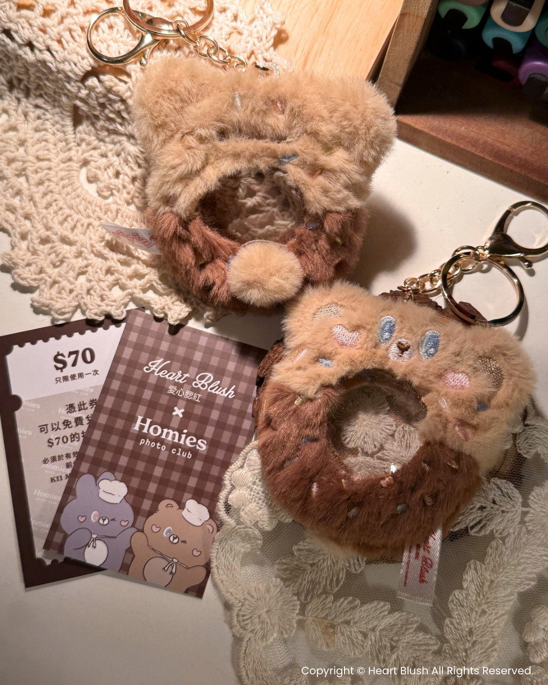 甜甜圈相套掛飾 Donut Photo card Holder