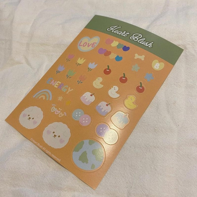 【售完】貼紙(1) - Heart Blush