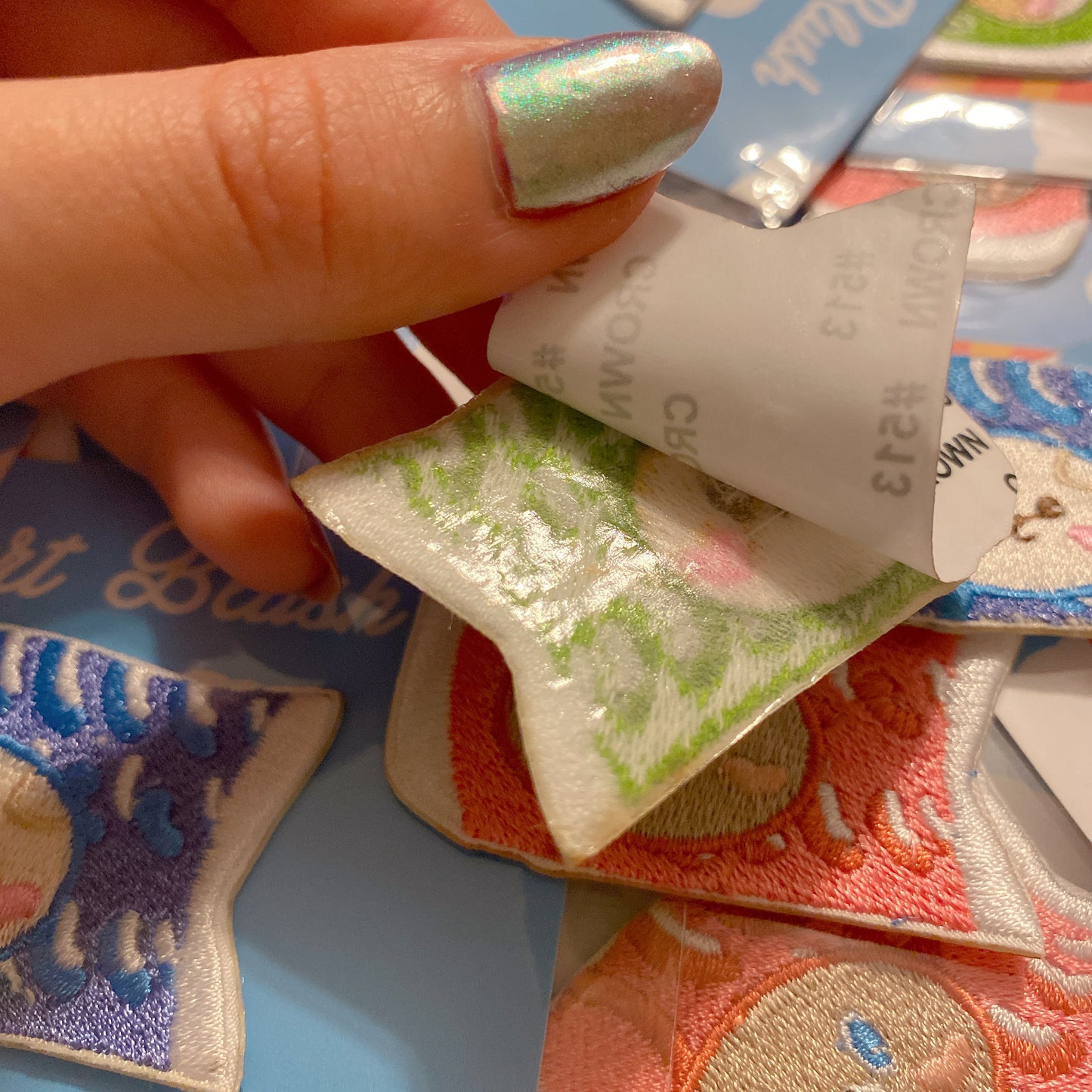 鯉魚旗刺繡黏貼布章 - Heart Blush