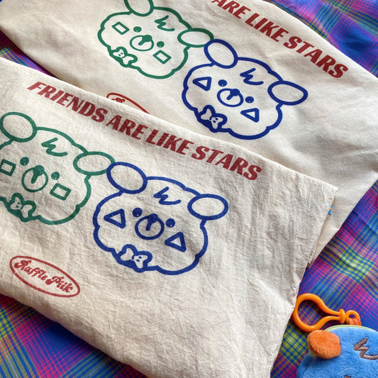 RAFFLE PIIK - FRIENDS ARE LIKE STARS 帆布袋