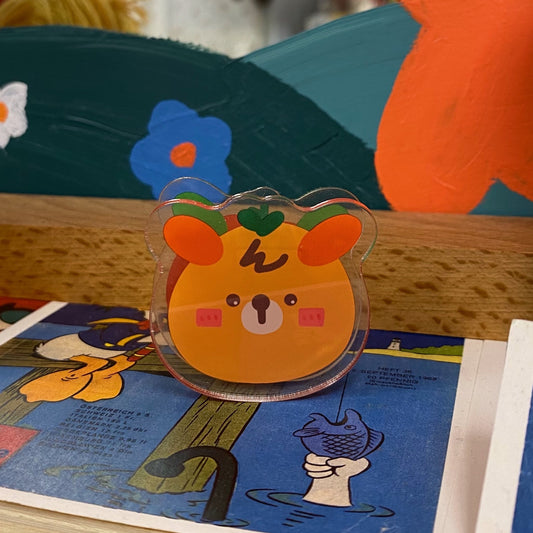 RAFFLE PIIK - Ruffa & Zumma 橙和蘋果雙面書夾