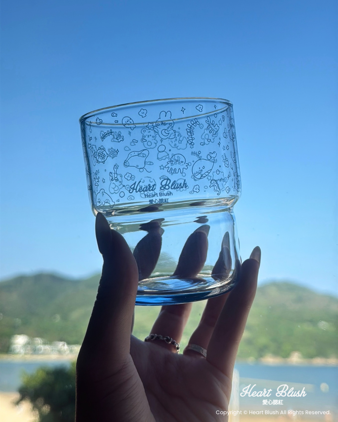 藍色玻璃杯 BLUE GLASS CUP