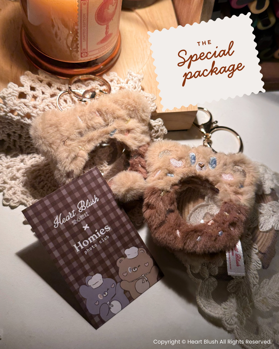 甜甜圈相套掛飾 Donut Photo card Holder