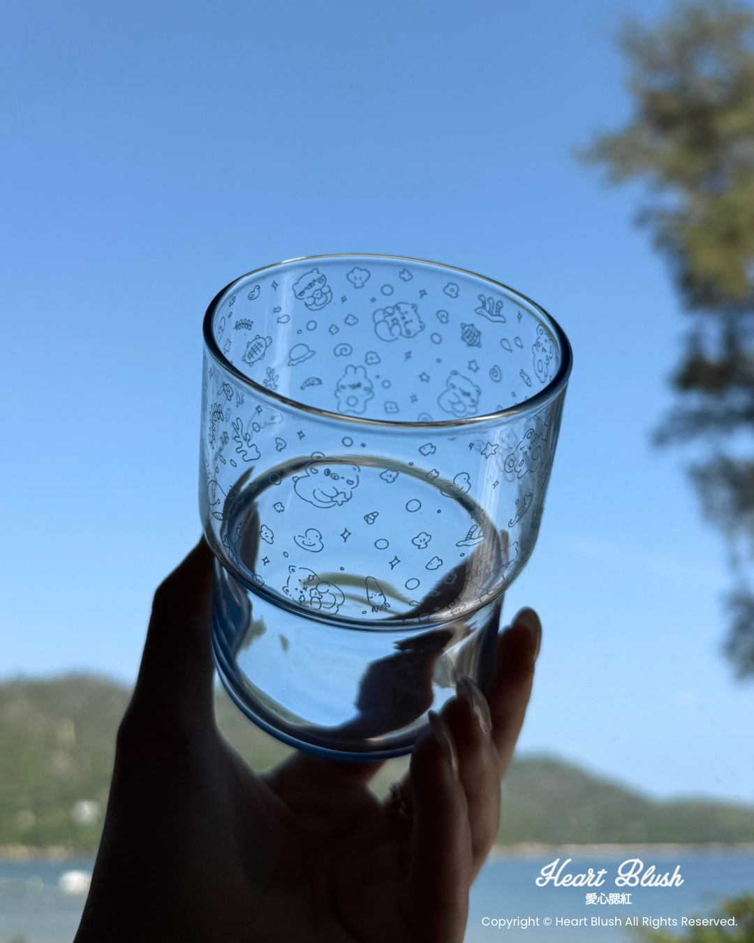 藍色玻璃杯 BLUE GLASS CUP