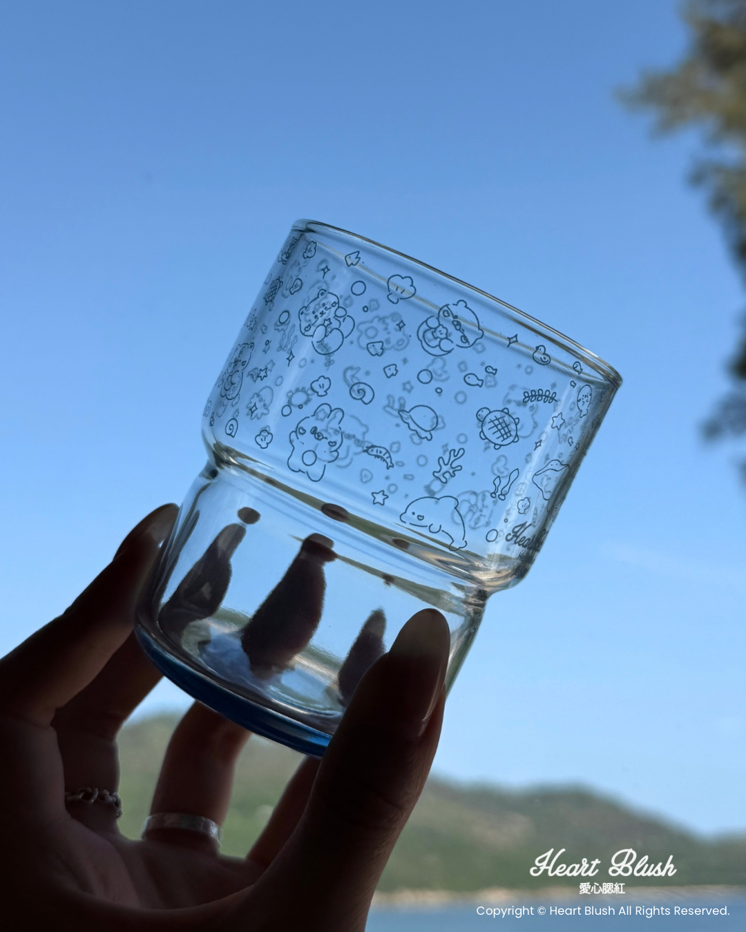 藍色玻璃杯 BLUE GLASS CUP